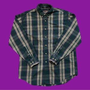 90s Roundtree & Yorke Striped Button-Down Shirt